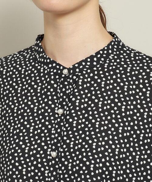 ITS'DEMO（イッツデモ）の「◆【冷感／通勤／手洗い可】タック袖ブラウス（シャツ/ブラウス・レディース・ピンク/ネイビー/ブラック系/ライトブルー/ホワイト系3・00）」の11枚目の写真