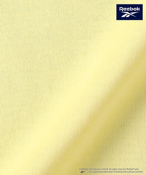 Right-on（ライトオン）の「Reebok(リーボック)ラインリブTシャツ（Tシャツ/カットソー・レディース・イエロー/ホワイト・M/L/XL）」の12枚目の写真