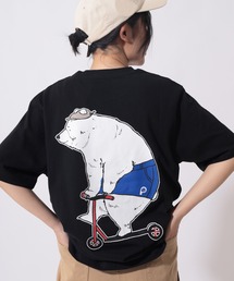【PENFIELD/ペンフィールド】キックボードベアー グラフィック BIGプリントデザイン 半袖Tシャツ/ アニマルT
