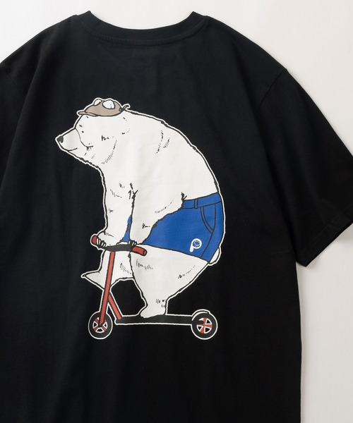 PEN FIELD(ペンフィールド)の「【PENFIELD/ペンフィールド】キックボードベアー グラフィック BIGプリントデザイン 半袖Tシャツ/ アニマルT(Tシャツ/カットソー・レディース・ブラック/ホワイト/ミント/オフホワイト/ブラック系その他・M/L/XL)」の20枚目の写真