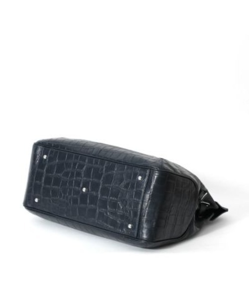 PELLE MORBIDA（ペッレモルビダ）の「Maiden Voyage（メイデンヴォヤージュ） MB025AELE-ボストンバッグ（ボストンバッグ・メンズ・ブラック/ネイビー・FREE）」の18枚目の写真