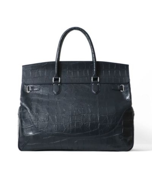 PELLE MORBIDA（ペッレモルビダ）の「Maiden Voyage（メイデンヴォヤージュ） MB025AELE-ボストンバッグ（ボストンバッグ・メンズ・ブラック/ネイビー・FREE）」の17枚目の写真