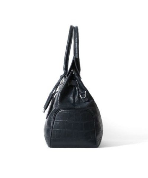 PELLE MORBIDA（ペッレモルビダ）の「Maiden Voyage（メイデンヴォヤージュ） MB025AELE-ボストンバッグ（ボストンバッグ・メンズ・ブラック/ネイビー・FREE）」の16枚目の写真