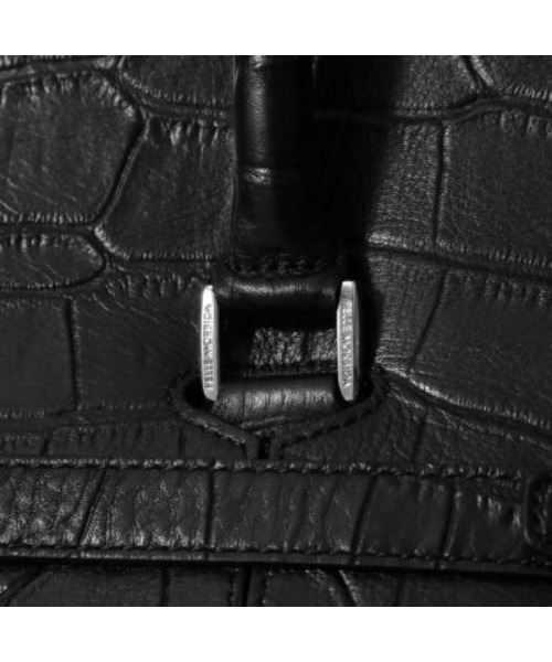 PELLE MORBIDA（ペッレモルビダ）の「Maiden Voyage（メイデンヴォヤージュ） MB025AELE-ボストンバッグ（ボストンバッグ・メンズ・ブラック/ネイビー・FREE）」の10枚目の写真