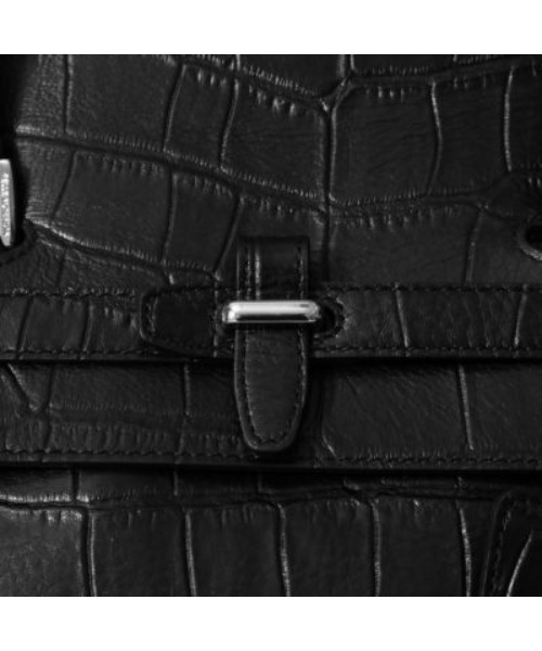 PELLE MORBIDA（ペッレモルビダ）の「Maiden Voyage（メイデンヴォヤージュ） MB025AELE-ボストンバッグ（ボストンバッグ・メンズ・ブラック/ネイビー・FREE）」の9枚目の写真