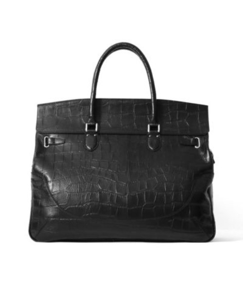PELLE MORBIDA（ペッレモルビダ）の「Maiden Voyage（メイデンヴォヤージュ） MB025AELE-ボストンバッグ（ボストンバッグ・メンズ・ブラック/ネイビー・FREE）」の5枚目の写真
