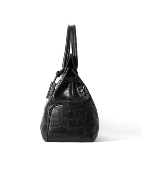 PELLE MORBIDA（ペッレモルビダ）の「Maiden Voyage（メイデンヴォヤージュ） MB025AELE-ボストンバッグ（ボストンバッグ・メンズ・ブラック/ネイビー・FREE）」の4枚目の写真