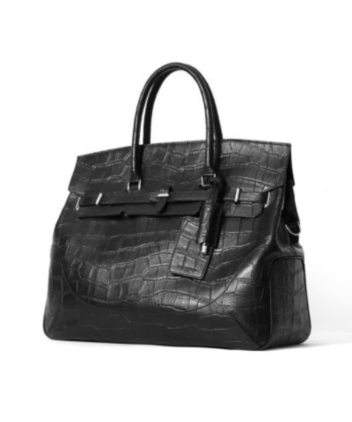 PELLE MORBIDA（ペッレモルビダ）の「Maiden Voyage（メイデンヴォヤージュ） MB025AELE-ボストンバッグ（ボストンバッグ・メンズ・ブラック/ネイビー・FREE）」の3枚目の写真