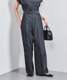 UNITED ARROWS | ダンガリー タック ベルト ワイドパンツ(その他パンツ)