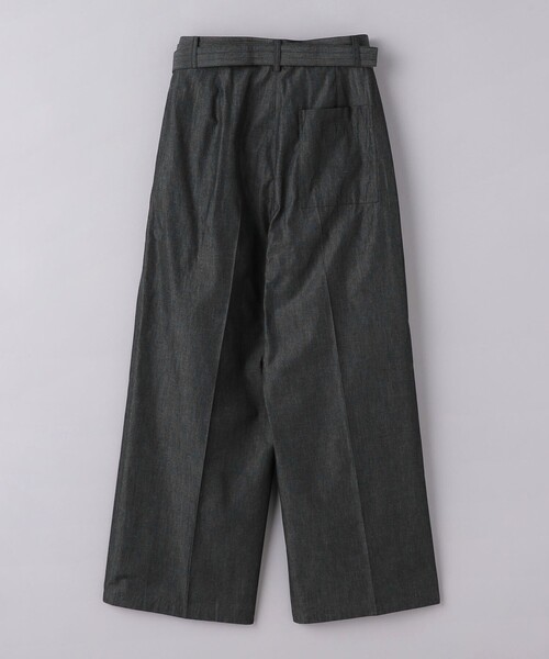 UNITED ARROWS（ユナイテッドアローズ）の「ダンガリー タック ベルト ワイドパンツ（その他パンツ・レディース・ネイビー/ブラック・38/36）」の18枚目の写真