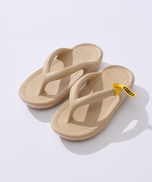 RIVE DROITE（リヴドロワ）の「【TAW&TOE（トーアンドトー）】トングサンダル（サンダル・レディース・サンドベージュ/ブラック・XS/S）」の4枚目の写真