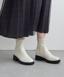 ikka（イッカ）の「PUストレッチトラックソールブーツ（ブーツ）」