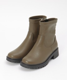 ikka（イッカ）の「PUストレッチトラックソールブーツ（ブーツ）」