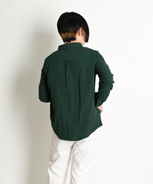 MARAI(マーライ)の「無地 サボテン刺繍 長袖シャツ(シャツ/ブラウス・レディース・ホワイト/グリーン・FREE)」の19枚目の写真
