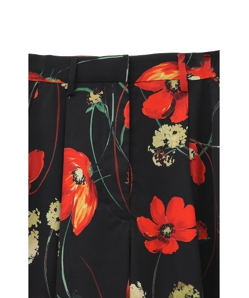 クラネ MULTICOLORED FLOWER WIDE PANTS MULTICOLORED FLOWER WIDE PANTS（スラックス）｜CLANE（クラネ