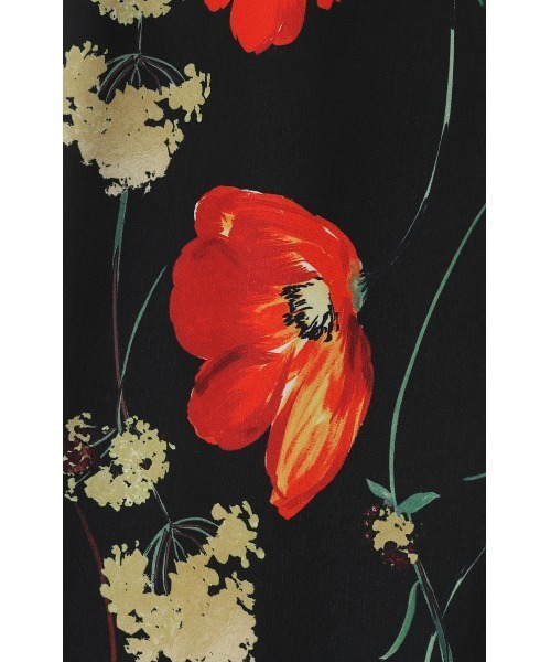 CLANE（クラネ）の「MULTICOLORED FLOWER WIDE PANTS
