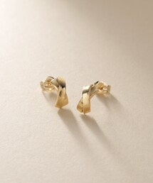 K10平打ちクロス スタッドピアス