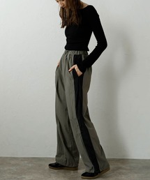 【MINERTE】unisex track pants / ユニセックスサイドライントラックパンツ