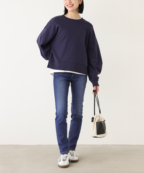 n'OrLABEL(ノアールレーベル)の「『ストレッチフィットスキニーデニム』(デニムパンツ・レディース・インディゴブルー/サックスブルー/ブラック系その他・3L/LL/L/M/S)」の5枚目の写真