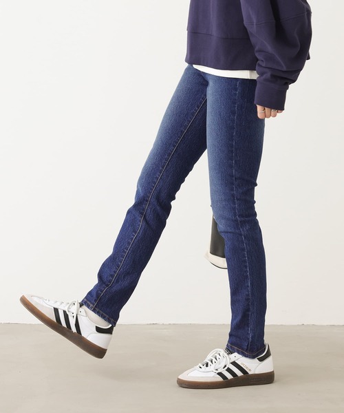 n'OrLABEL(ノアールレーベル)の「『ストレッチフィットスキニーデニム』(デニムパンツ・レディース・インディゴブルー/サックスブルー/ブラック系その他・3L/LL/L/M/S)」の4枚目の写真