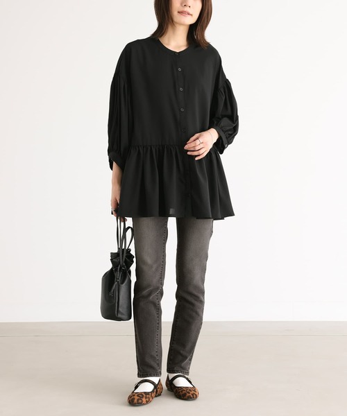 n'OrLABEL(ノアールレーベル)の「『ストレッチフィットスキニーデニム』(デニムパンツ・レディース・インディゴブルー/サックスブルー/ブラック系その他・3L/LL/L/M/S)」の19枚目の写真