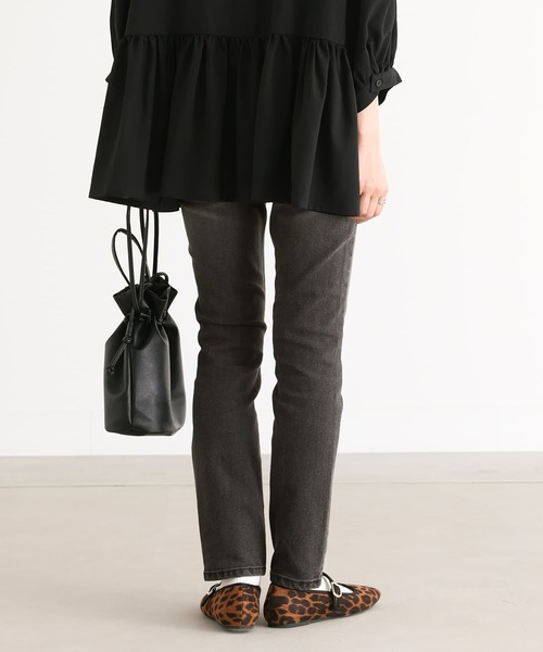 n'OrLABEL(ノアールレーベル)の「『ストレッチフィットスキニーデニム』(デニムパンツ・レディース・インディゴブルー/サックスブルー/ブラック系その他・3L/LL/L/M/S)」の18枚目の写真