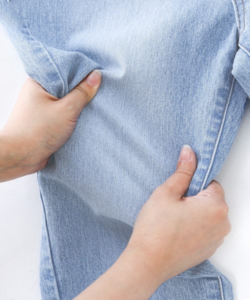 n'OrLABEL(ノアールレーベル)の「『ストレッチフィットスキニーデニム』(デニムパンツ・レディース・インディゴブルー/サックスブルー/ブラック系その他・3L/LL/L/M/S)」の10枚目の写真