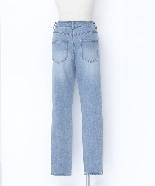 n'OrLABEL(ノアールレーベル)の「『ストレッチフィットスキニーデニム』(デニムパンツ・レディース・インディゴブルー/サックスブルー/ブラック系その他・3L/LL/L/M/S)」の15枚目の写真