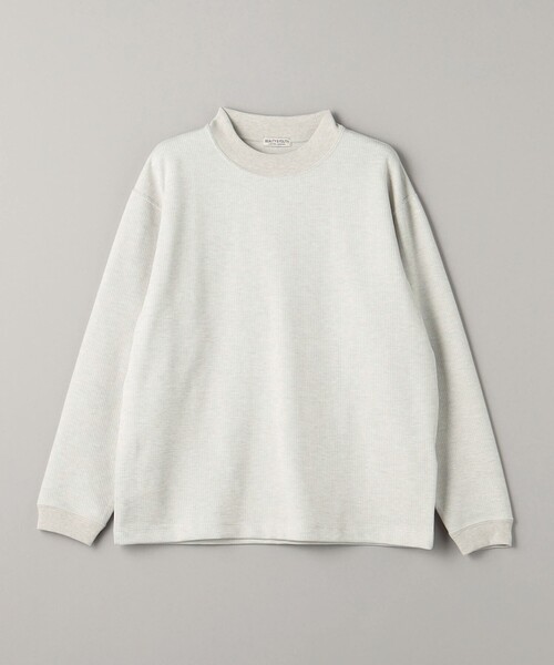 BEAUTY&YOUTH UNITED ARROWS（ビューティーアンドユースユナイテッドアローズ）の「ミックス ダブルフェイス モックネック カットソー（Tシャツ/カットソー・メンズ・オフホワイト/グレー/ダークグレー・S/M/L/XL）」の18枚目の写真