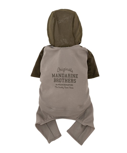 MANDARINE BROTHERS(マンダリンブラザーズ)の「インセクトシールドメッシュスーツ/小型犬(ペットウェア・レディース・イエロー/カーキ・M/MD/L)」の12枚目の写真