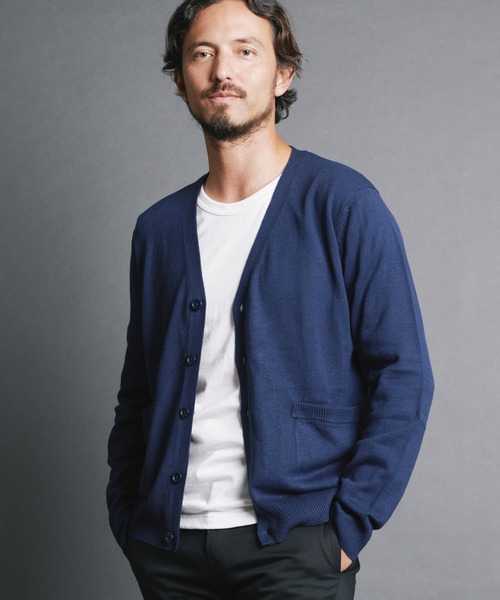 Magine(マージン)の「【SELECT】IR:CASHMERE TOUCH ACRYLIC V/N CARDIGAN/カシミアタッチアクリルVNカーデ(カーディガン/ボレロ・メンズ・チャコールグレー/ネイビー/ブラック/ブルー・M/L)」の14枚目の写真