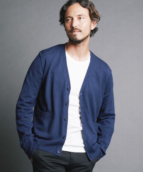 Magine(マージン)の「【SELECT】IR:CASHMERE TOUCH ACRYLIC V/N CARDIGAN/カシミアタッチアクリルVNカーデ(カーディガン/ボレロ・メンズ・チャコールグレー/ネイビー/ブラック/ブルー・M/L)」の16枚目の写真