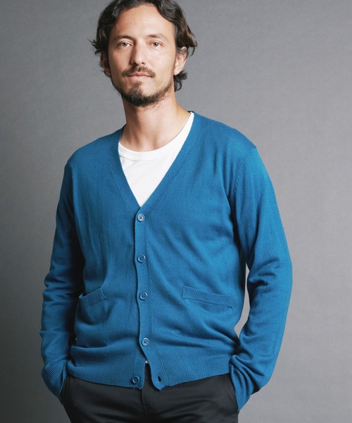 Magine(マージン)の「【SELECT】IR:CASHMERE TOUCH ACRYLIC V/N CARDIGAN/カシミアタッチアクリルVNカーデ(カーディガン/ボレロ・メンズ・チャコールグレー/ネイビー/ブラック/ブルー・M/L)」の17枚目の写真