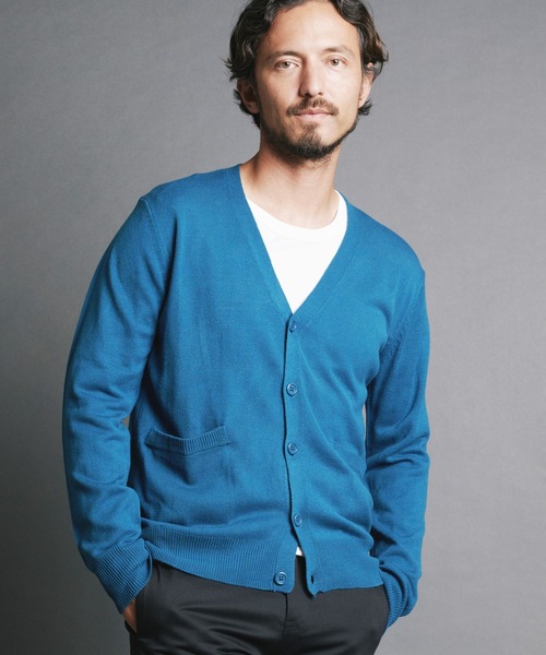 Magine(マージン)の「【SELECT】IR:CASHMERE TOUCH ACRYLIC V/N CARDIGAN/カシミアタッチアクリルVNカーデ(カーディガン/ボレロ・メンズ・チャコールグレー/ネイビー/ブラック/ブルー・M/L)」の18枚目の写真