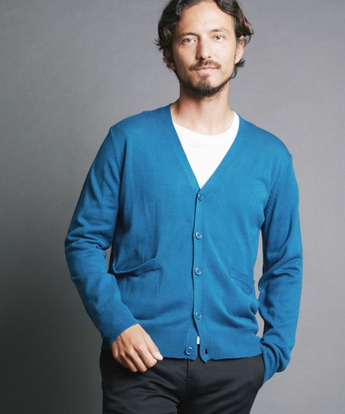 Magine(マージン)の「【SELECT】IR:CASHMERE TOUCH ACRYLIC V/N CARDIGAN/カシミアタッチアクリルVNカーデ(カーディガン/ボレロ・メンズ・チャコールグレー/ネイビー/ブラック/ブルー・M/L)」の20枚目の写真