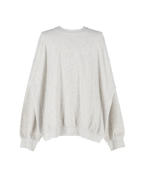 coca（coca）（コカ）の「【WEB限定セール】ミニ裏毛ワイドシルエットスウェット（スウェット・メンズ・オートミール/ライトグレー/ブラック/ライトブルー・M/L）」の4枚目の写真