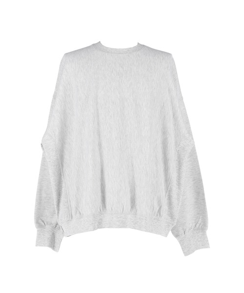 coca（coca）（コカ）の「【WEB限定セール】ミニ裏毛ワイドシルエットスウェット（スウェット・メンズ・オートミール/ライトグレー/ブラック/ライトブルー・M/L）」の3枚目の写真