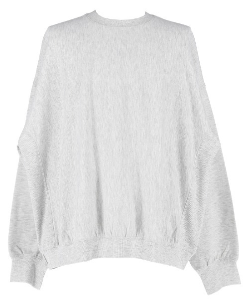 coca（coca）（コカ）の「【WEB限定セール】ミニ裏毛ワイドシルエットスウェット（スウェット・メンズ・オートミール/ライトグレー/ブラック/ライトブルー・M/L）」の18枚目の写真