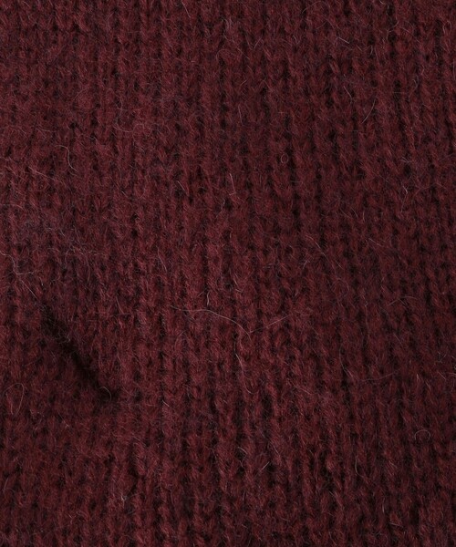 BEAUTY&YOUTH UNITED ARROWS（ビューティーアンドユースユナイテッドアローズ）の「ニット フード タイ マフラー（マフラー・レディース・ベージュ/ワインレッド・FREE）」の11枚目の写真