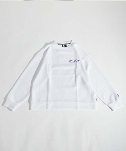 STARTER BLACK LABEL（スターターブラックレーベル）の「STARTER BLACK LABEL オーバーサイズバックプリントダンボールニットトレーナー（スウェット・メンズ・ホワイト/ブラック/ホワイト系/ホワイト系1/ブラック系/ブラック系1・XL/L/M）」の20枚目の写真
