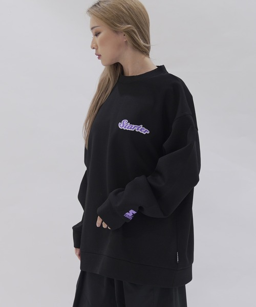 STARTER BLACK LABEL（スターターブラックレーベル）の「STARTER BLACK LABEL オーバーサイズバックプリントダンボールニットトレーナー（スウェット・メンズ・ホワイト/ブラック/ホワイト系/ホワイト系1/ブラック系/ブラック系1・XL/L/M）」の17枚目の写真