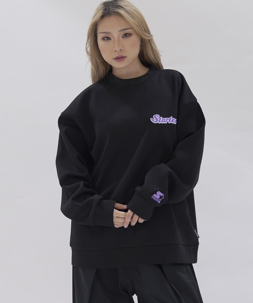 STARTER BLACK LABEL（スターターブラックレーベル）の「STARTER BLACK LABEL オーバーサイズバックプリントダンボールニットトレーナー（スウェット・メンズ・ホワイト/ブラック/ホワイト系/ホワイト系1/ブラック系/ブラック系1・XL/L/M）」の16枚目の写真