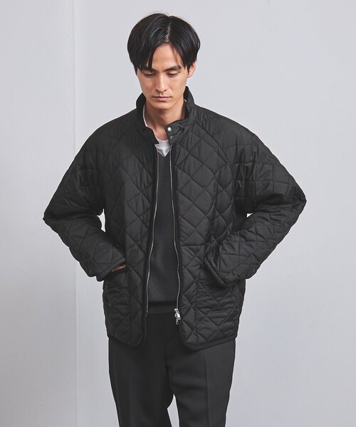 LAVENHAM（ラベンハム）の「【別注】＜LAVENHAM＞ キルティング ハリントンジャケット（ブルゾン・メンズ・ブラック/ダークブラウン・S/M/L）」の15枚目の写真
