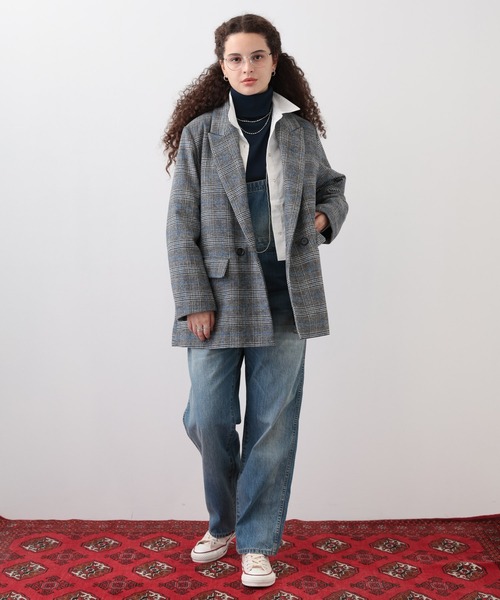 saloon（サルーン）の「SALOON(サルーン)/オーバーオール【手洗い可】（サロペット/オーバーオール・レディース・ブルー・FREE）」の13枚目の写真