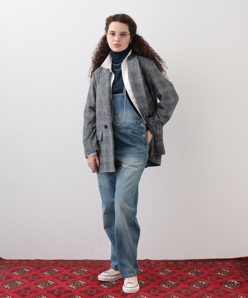 saloon（サルーン）の「SALOON(サルーン)/オーバーオール【手洗い可】（サロペット/オーバーオール・レディース・ブルー・FREE）」の11枚目の写真