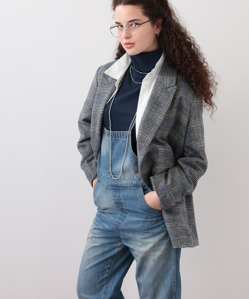 saloon（サルーン）の「SALOON(サルーン)/オーバーオール【手洗い可】（サロペット/オーバーオール・レディース・ブルー・FREE）」の9枚目の写真