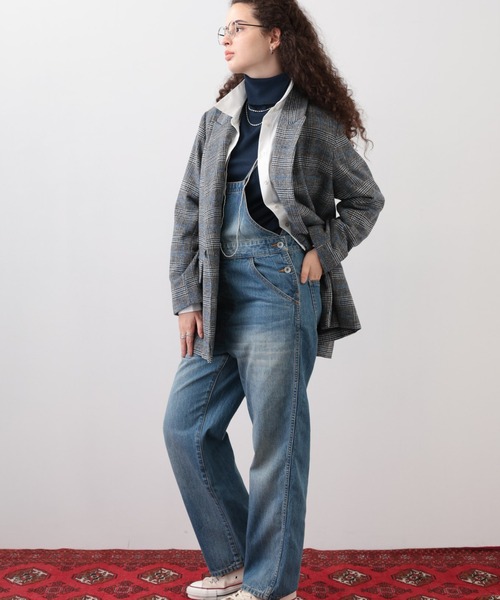 saloon（サルーン）の「SALOON(サルーン)/オーバーオール【手洗い可】（サロペット/オーバーオール・レディース・ブルー・FREE）」の10枚目の写真