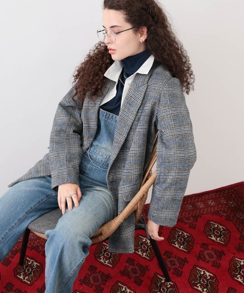 saloon（サルーン）の「SALOON(サルーン)/オーバーオール【手洗い可】（サロペット/オーバーオール・レディース・ブルー・FREE）」の3枚目の写真