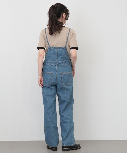 saloon（サルーン）の「SALOON(サルーン)/オーバーオール【手洗い可】（サロペット/オーバーオール・レディース・ブルー・FREE）」の20枚目の写真