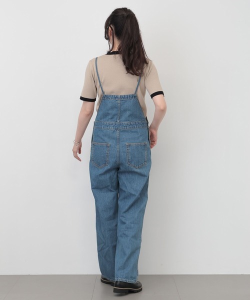 saloon（サルーン）の「SALOON(サルーン)/オーバーオール【手洗い可】（サロペット/オーバーオール・レディース・ブルー・FREE）」の21枚目の写真